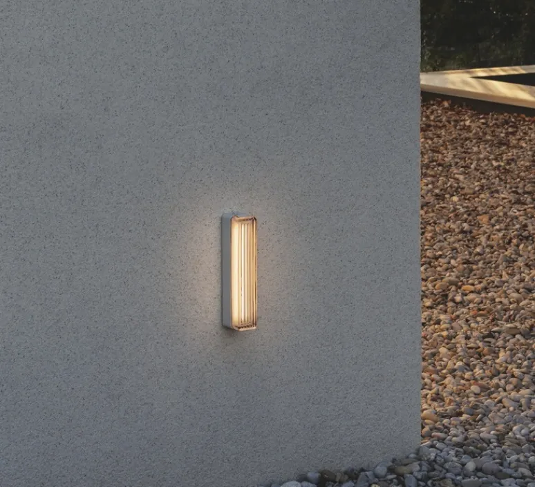 Applique*Santa & Cole Applique d'extérieur, Estadio Singular, , IP65, LED, dim, 2700K, 204 lm, L6,2cm, H30,4cm - blanc