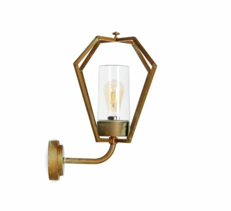 Applique*Moretti Luce Applique d'extérieur, Gemstone 3450, , IP44, L33cm, H48cm - Laiton vieilli