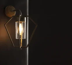 Applique*Moretti Luce Applique d'extérieur, Gemstone 3451, , IP44, L32cm, H48cm - Laiton vieilli
