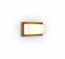 Applique d'extérieur, Ice cubic rectangular 3410, Laiton vieilli, IP65, L13cm, H25,5cm - Moretti Luce