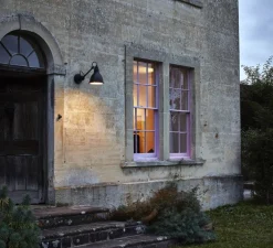 Applique*DCW éditions Paris Applique d'extérieur, Lampe Gras N°304 XL Outdoor, abat-jour , IP64, L22cm, H22cm - noir