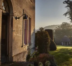 Applique*DCW éditions Paris Applique d'extérieur, Lampe Gras N°304 XL Outdoor, abat-jour , IP64, L22cm, H22cm - noir