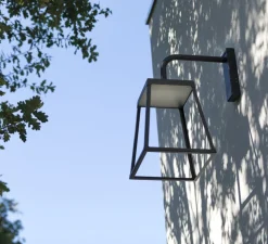 Applique d'extérieur, Lampiok 4 N° 1, Gris noir, IP65, LED, 3000K, 4794 lm, L45,2cm, H88,3cm - Roger Pradier