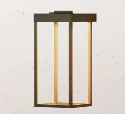 Applique*Il Fanale Applique d'extérieur, Lanterne Slim 267.04.OO, , IP55, LED, dim, 2700K, 750 lm, L15cm, H26,5cm - laiton