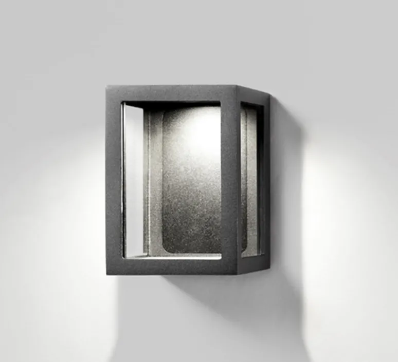 Applique*Light Point Applique d'extérieur, Lantern W1, , LED, IP54, L11,2cm, H14cm - noir