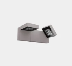 Applique*LEDS C4 Applique d'extérieur, Modis Double, , IP66, LED, 3000K, 3618 lm, L43cm, H14cm - gris