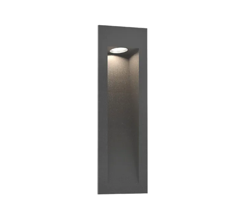 Applique*Wever&Ducré Applique d'extérieur, Oris 0.7, , LED, dim, 3000K, 90/150 lm, L6,5cm, H20cm - gris