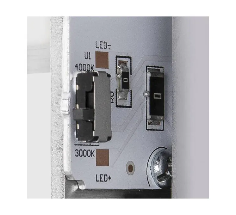 Applique*SLV Applique d'extérieur, Pema WL, , IP65, LED, dim, 3000-4000K, 1420 lm, L28cm, H10cm - noir