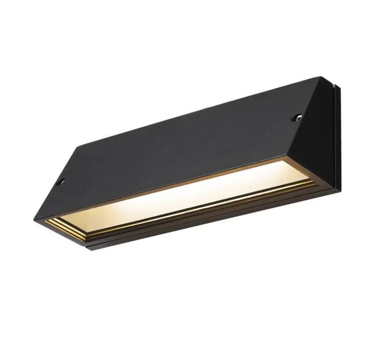Applique*SLV Applique d'extérieur, Pema WL, , IP65, LED, dim, 3000-4000K, 1420 lm, L28cm, H10cm - noir