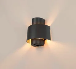 Applique*SLV Applique d'extérieur, Photoni , , IP65, L21,8cm, H22,5cm - noir