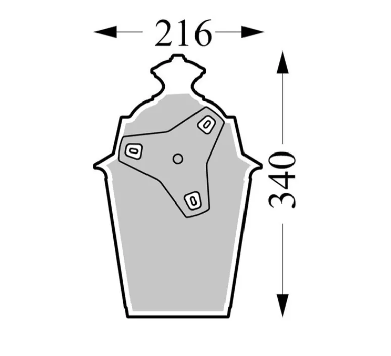 Applique*Roger Pradier Applique d'extérieur, Place des Vosges 1 évolution N°2, , IP65, L21,6cm, H34cm - noir