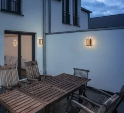 Applique*SLV Applique d'extérieur, Quadrulo, , IP55, LED, 3000K, 270 lm, L12,5cm, H25cm - anthracite