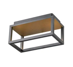 Applique*SLV Applique d'extérieur, Quadrulo, , IP55, LED, 3000K, 270 lm, L12,5cm, H25cm - anthracite