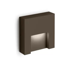 Applique*Wever&Ducré Applique d'extérieur, Reto Surface Outdoor 1.3, , IP65, LED, dim, 3000K, 160 lm, L13cm, H13cm - bronze