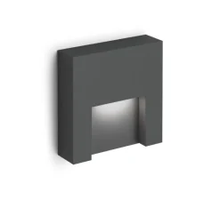 Applique*Wever&Ducré Applique d'extérieur, Reto Surface Outdoor 1.3, , IP65, LED, dim, 3000K, 160 lm, L13cm, H13cm - anthracite