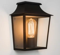 Applique*Astro Applique d'extérieur, Richmond wall 235, , IP44, L23,6cm, H27,6cm - noir mat