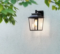 Applique*Astro Applique d'extérieur, Richmond Lantern 254, , IP23, L25cm, H39cm - Noir