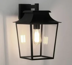 Applique*Astro Applique d'extérieur, Richmond Lantern 254, , IP23, L25cm, H39cm - Noir