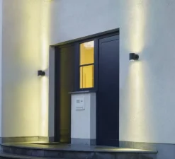 Applique*SLV Applique d'extérieur, Sitra up/down, , IP44, Ø10cm, H12,5cm - anthracite