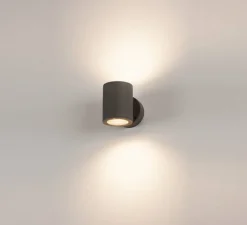 Applique*SLV Applique d'extérieur, Sitra up/down, , IP44, Ø10cm, H12,5cm - anthracite