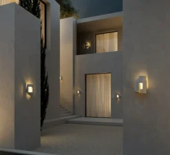 Applique*DCW éditions Paris Applique d'extérieur, Soul Story 1 outdoor, , IP64, LED, dim, 2700K, 250 lm, L18,7cm, H28,7cm - blanc