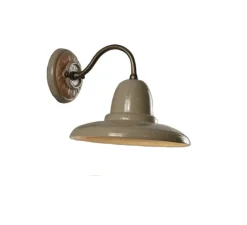 Applique*Toscot Applique d'extérieur, Spoleto 1230, , IP55, P31cm, Ø25,5cm - Lichen