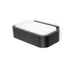 Applique*Faro Applique, d'extérieur, Sticker, blanc, LED, 623lm, 3000K, H8,5cm - L28cm - blanc, noir
