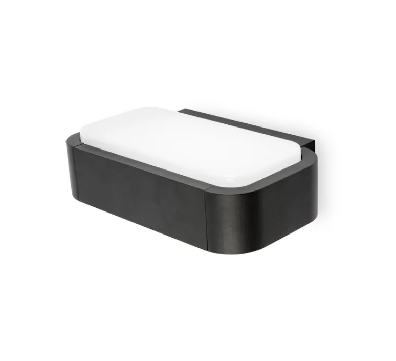 Applique*Faro Applique, d'extérieur, Sticker, blanc, LED, 623lm, 3000K, H8,5cm - L28cm - blanc, noir
