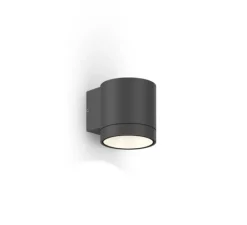 Applique*Wever&Ducré Applique d'extérieur, Taio round 1.0, , IP65, LED, dim, 3000K, 380 lm, L8cm, H8,2cm - anthracite