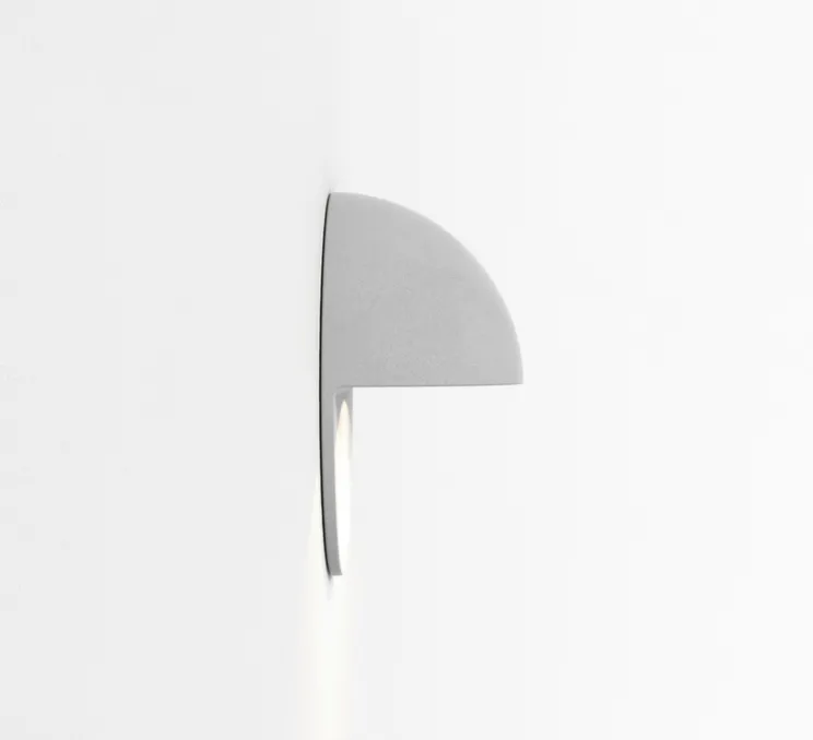 Applique d'extérieur, Tivola, éclairage de balisage, gris texturé, IP65, LED, 3000K, 82lm, Ø8cm, H4cm - Astro