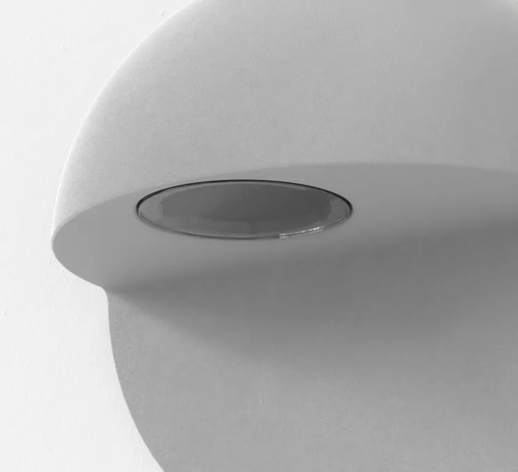 Applique d'extérieur, Tivola, éclairage de balisage, gris texturé, IP65, LED, 3000K, 82lm, Ø8cm, H4cm - Astro