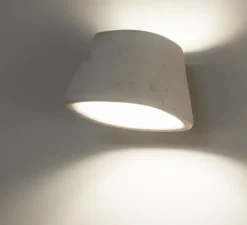 Applique*Toscot Applique d'extérieur, Tobo, , IP55, LED, 2700K, 900 lm, L24,5cm, H14,5cm - blanc