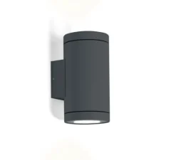 Applique*Wever&Ducré Applique d'extérieur, Tube 2.0, , IP65, LED, dim, 3000K, 1270 lm, L8cm, H14,9cm - anthracite
