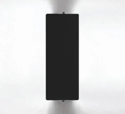 Applique*Nemo Lighting Applique d'extérieur, Volet Pivotant, double, outdoor, réédition Charlotte Perriand, , IP55, LED, dim, 3000K, 585 lm, L13cm, H34cm - aluminium noir anodisé