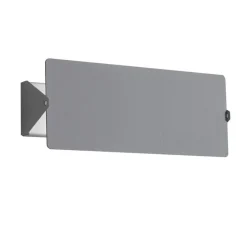 Applique*Nemo Lighting Applique d'extérieur, Volet Pivotant, double, outdoor, réédition Charlotte Perriand, , IP55, LED, dim, 3000K, 585 lm, L13cm, H34cm - aluminium naturel anodisé