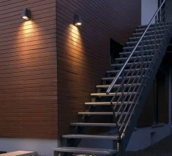 Applique*SLV Applique d'extérieur, Wallyx, , IP44, L10cm, H15,3cm - anthracite