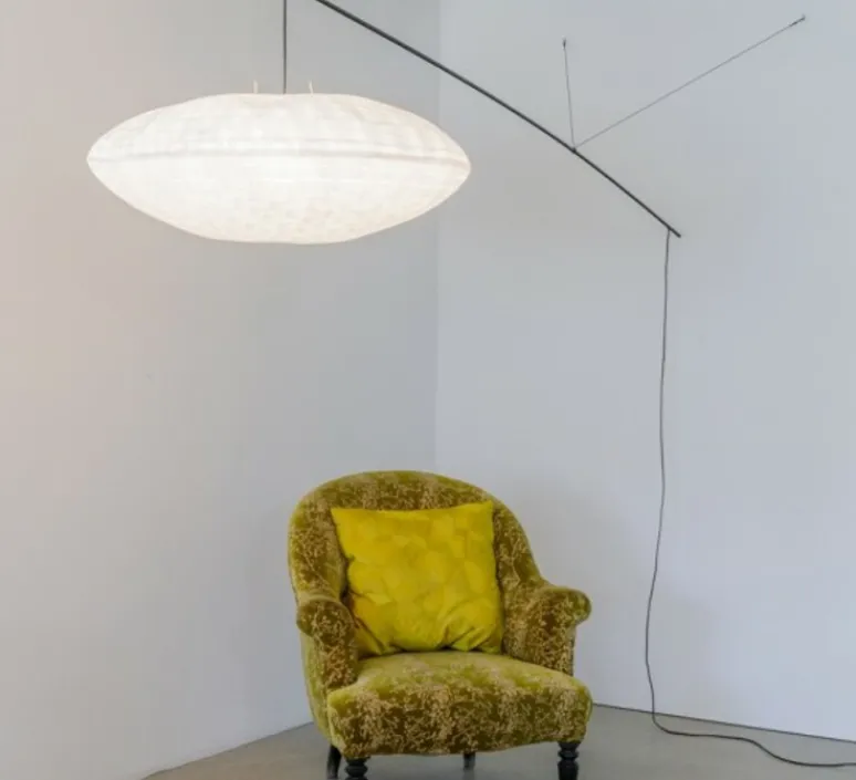 Applique*Celine Wright Applique déportée, Nuage perché cumulus, , L232cm, H70cm - Céline Wright blanc