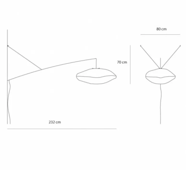 Applique*Celine Wright Applique déportée, Nuage perché cumulus, , L232cm, H70cm - Céline Wright blanc