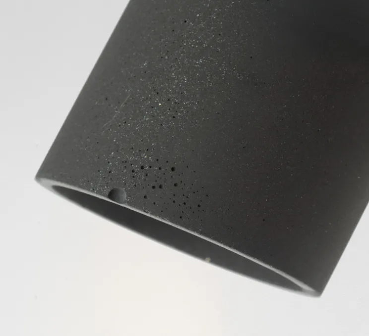 Applique en saillie, Argia, avec câble , noir, Ø6,5cm, H17,5cm - Plato Design