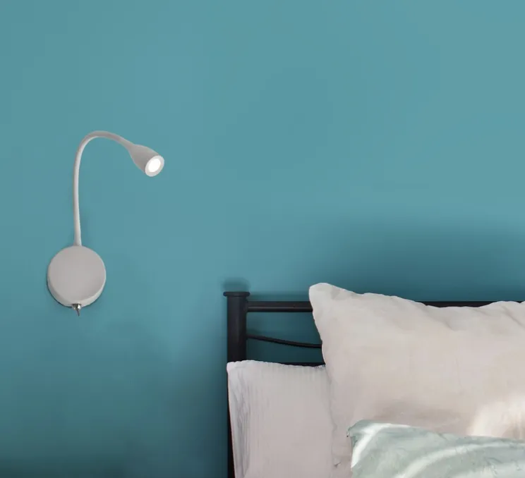 Applique en saillie, liseuse, interrupteur, Loke, blanc, LED, 3000K, 150lm, L20cm, H3cm - Faro