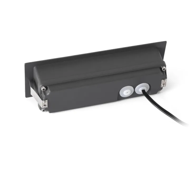 Applique, encastré de marche, NAT LED, gris foncé, IP65, 3000K, 330lm, L22,5cm, H7,5cm - Faro