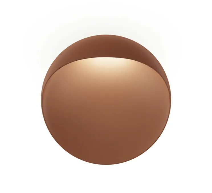 Applique extérieur, Flindt, IP65, corten, LED, 2700k, 10w, Ø30cm - Louis Poulsen