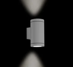 Applique*Wever&Ducré Applique extérieur, Tube 2.0 PAR16, IP65, , Ø8cm, H15,2cm - WEVER & DUCRE gris
