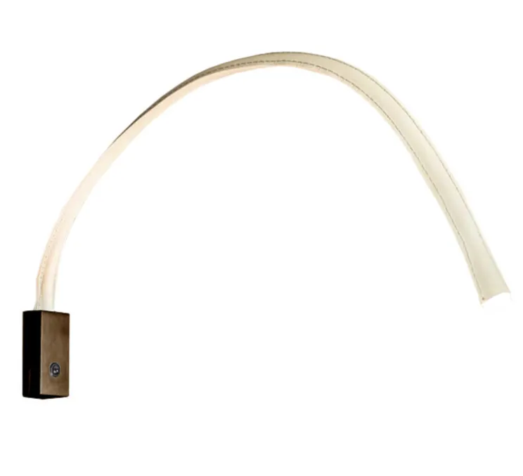 Applique, FLEXILED 90 Bronze, Cuir ivoire, LED, 2700K, 500lm, L90cm, Hcm - Contardi