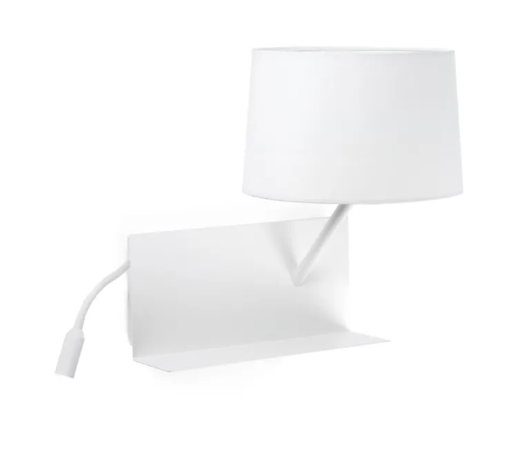 Applique, Handy, blanc, liseuse droite, LED,140lm, 2 interrupteurs - H55cm - FARO