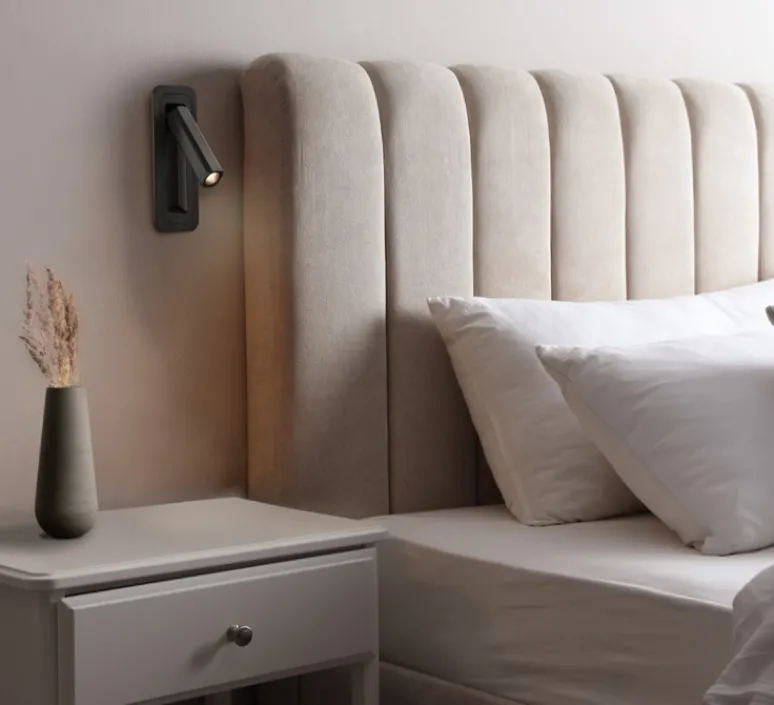 Applique*ACB Applique, liseuse, Boheme, , LED, 3000K, 315 lm, L7,5cm, H18cm - noir