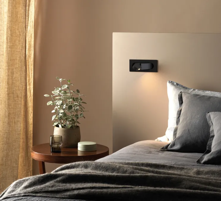 Applique, Liseuse, Digit LED II, noir mat, LED, 2700K, 131lm, L19cm, H8cm - Astro Lighting