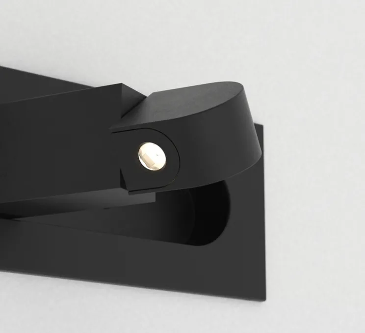 Applique, Liseuse, Digit LED II, noir mat, LED, 2700K, 131lm, L19cm, H8cm - Astro Lighting