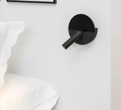 Applique*Faro Applique, liseuse, Duas, , LED, 2700K, 240 lm, L14,4cm, H18,3cm - noir