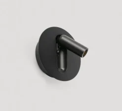 Applique liseuse, encastrable / en saillie, Timit, port USB-C, noir, LED, 2700K, 357 lm, L14,5cm, H14,5cm - Faro